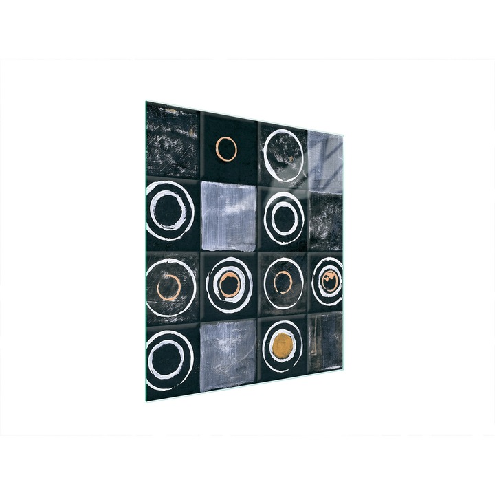 Konyhai hátfal, TMK ArtDeko, üveg, 45x52cm, modern design, multifunkcionális