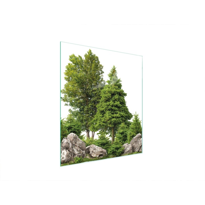 Konyhai takaró, TMK ArtDeko, üveg, 45x52cm, főzőlapvédelem, modern design