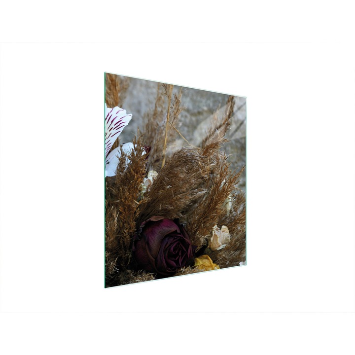 Konyhai hátfal, TMK ArtDeko, üveg, 45x52cm, modern design, főzőlap védelem