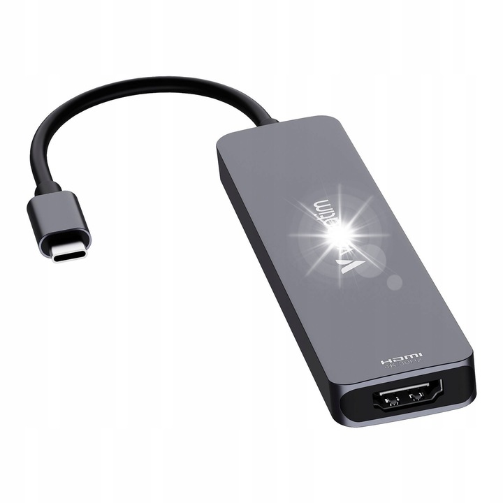 Хъб Verbatim HDMI/USB-C 3.2/2xUSB-A 3.2/SD/microSD алуминий 123.2x29.7x11mm