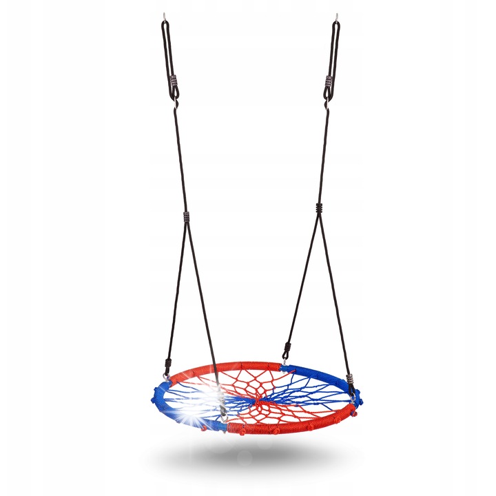 Детска люлка, Neo-Sport, гнездо Swingo, 95 см, 150 кг, издръжлив материал, въжета 195 см