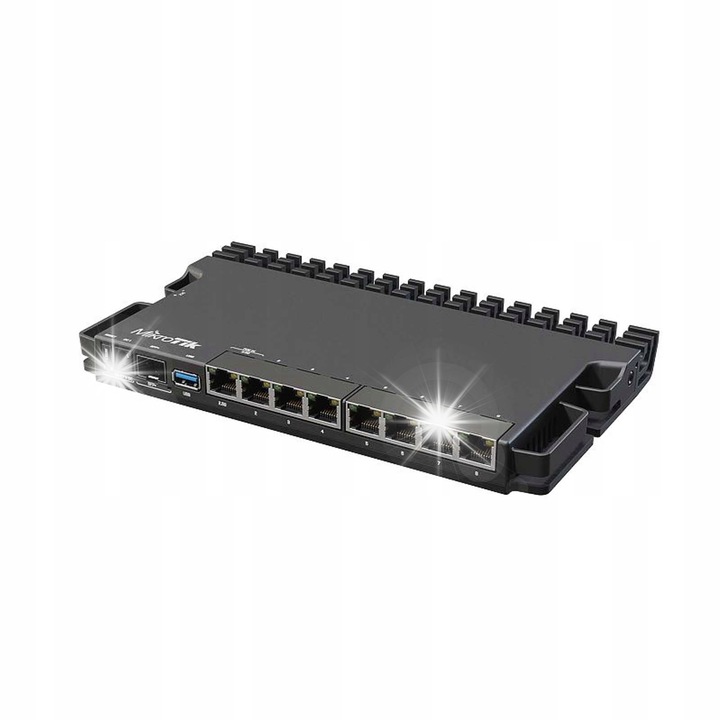 Router Mikrotik RB5009UG+S+IN, 9 port, 1GB RAM, 10G SFP+, fekete