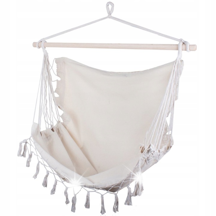 Хамак бразилски, 130x90см, материал памук, комплект за градина