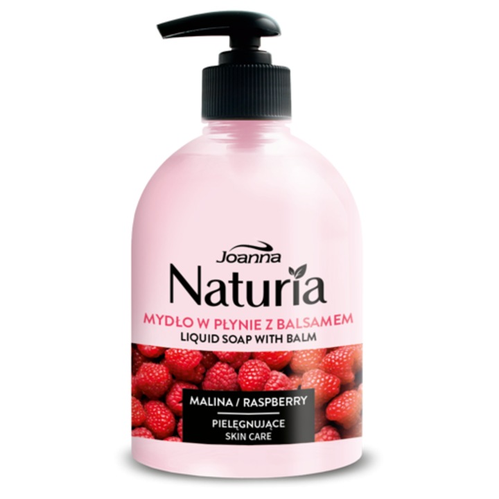 Sapun lichid cu balsam, Malina, JOANNA, Naturia, 500ml
