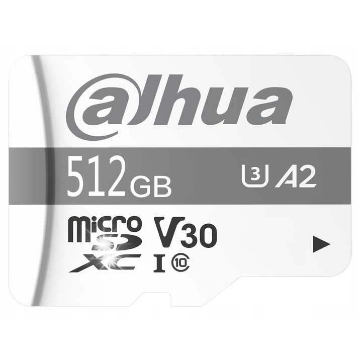 Карта памет microSD 512GB Dahua P100, скорост на четене 100MB/s, скорост на запис 60MB/s, блистер