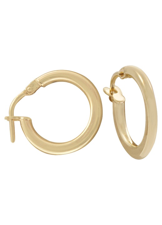 Cercei aurii dama, aur 9k, design minimalist