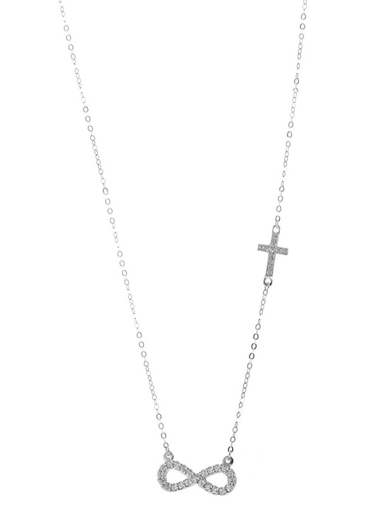 Colier de 9 carate cu zirconii, pentru dama