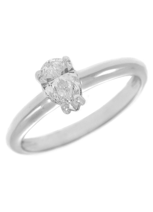 Inel din aur alb de 14 carate