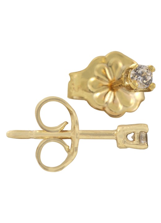 Cercei din aur 9k cu zirconii