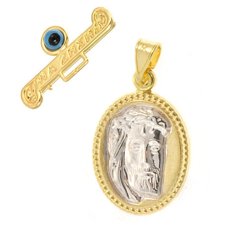 Pandantiv Fecioara Maria, aur 9 K, GO64485