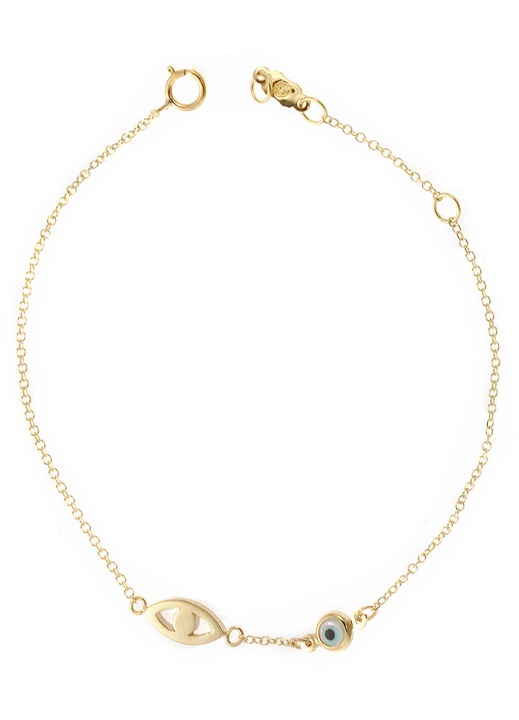 Bratara dama, aur 9 karate, auriu