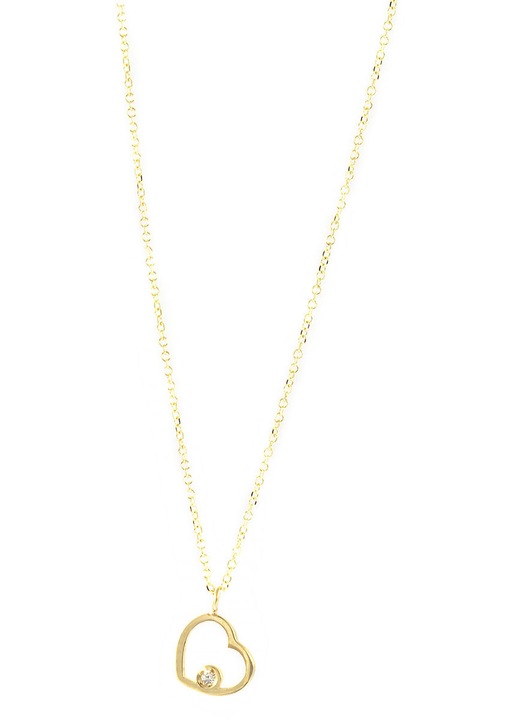 Colier aur 9 carate cu pietre Zircon, bijuterii dama