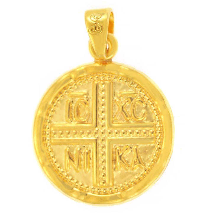 Висулка, традиционен дизайн, 14k злато, GO70964