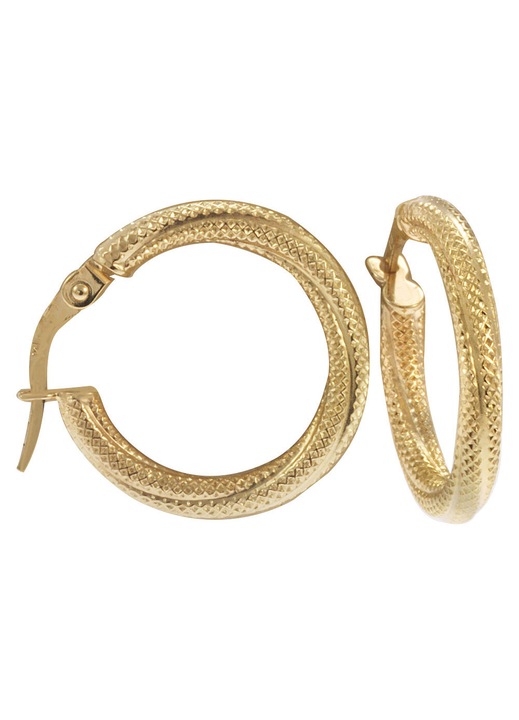 Cercei dama, aur 14 karate, auriu