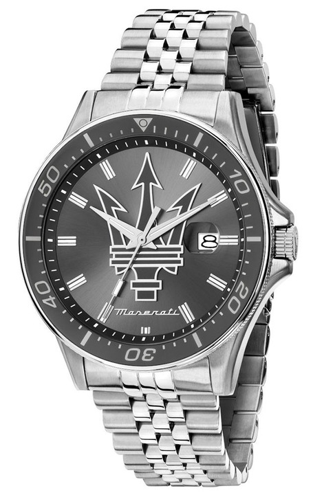 Ceas dama Maserati Sfida, bratara otel inoxidabil, antracit