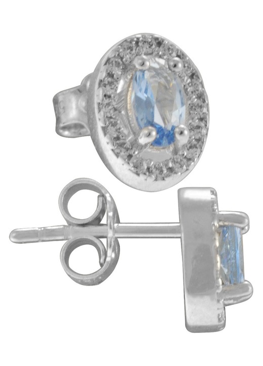 Cercei din aur alb de 14 karate GO58875