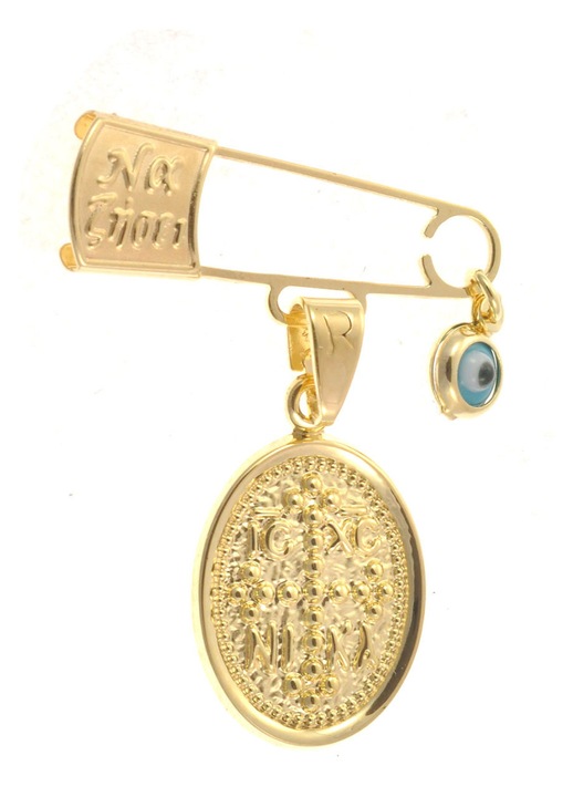 Brosa bijuterie dama, de aur 9 karate auriu