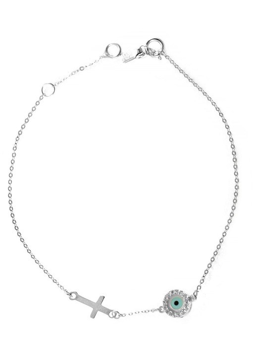 Bratara din aur alb de 14 karate GO58781