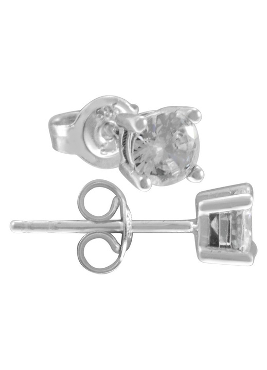 Cercei dama, din aur alb de 14 karate GO56203