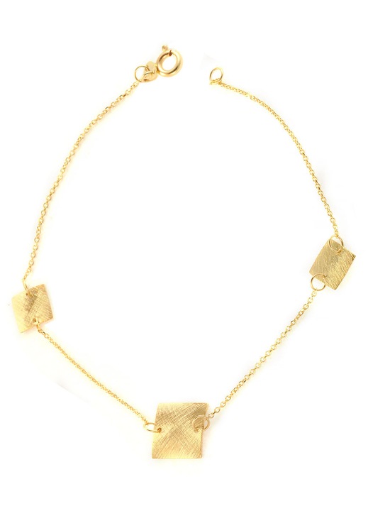 Bratara dama, aur, model elegant, auriu