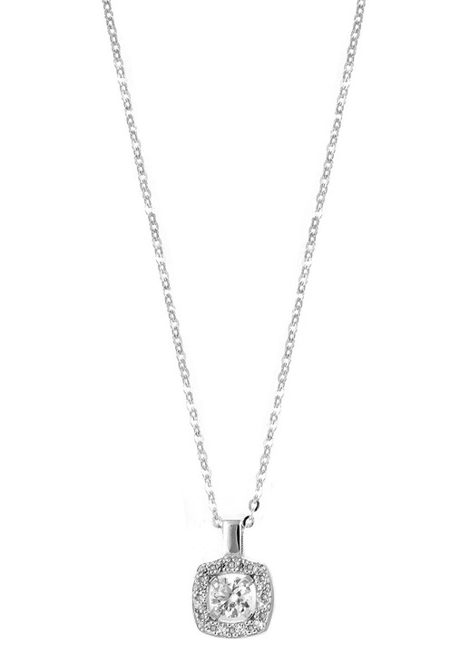 Colier dama, Aur Alb 14 Karate GO55466