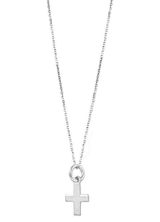 Pandantiv cu lant dama, Aur Alb 14 karate GO55041