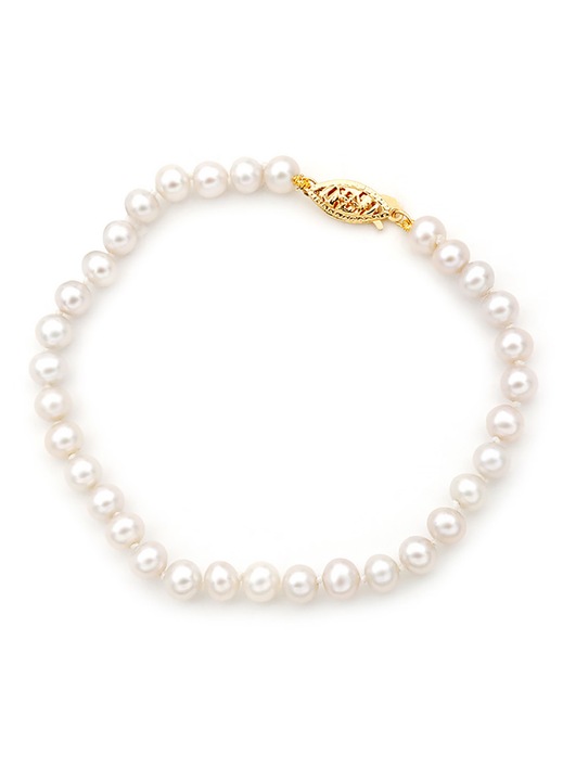 Bratara Aur 14k, cu perle de apa dulce