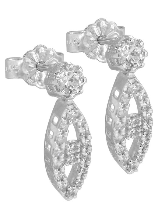 Cercei dama 14 karate cu pietre Zircon, GO53508