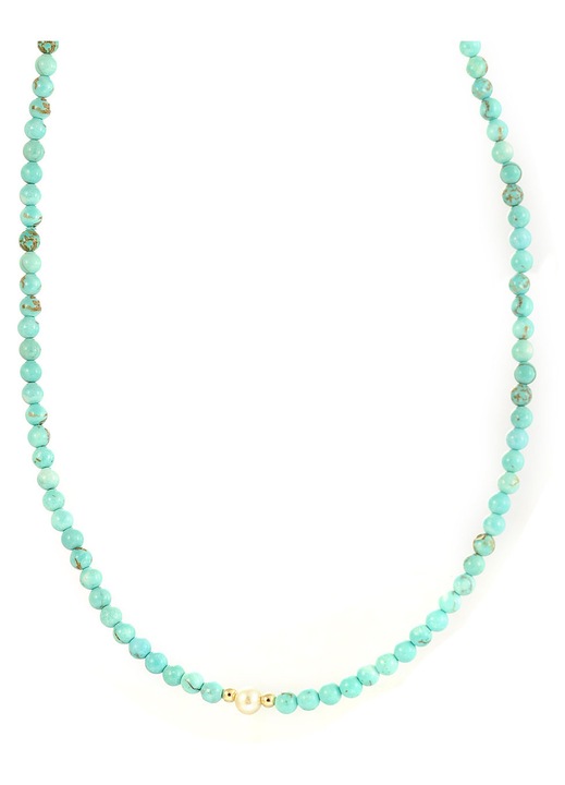 Colier aur 14k cu pietre galbene, 111723