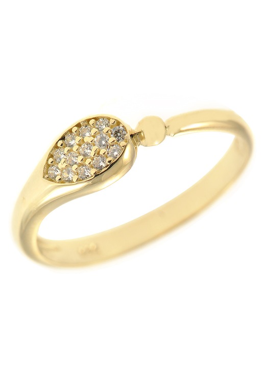 Inel dama, aur, auriu