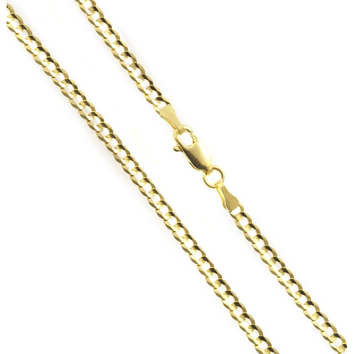 Lant dama, aur, 55 cm, 3.35 mm, auriu