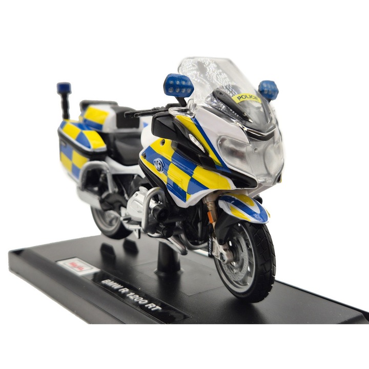 BMW R1200RT police UK - Angol rendőrmotor - Maisto - 1:18