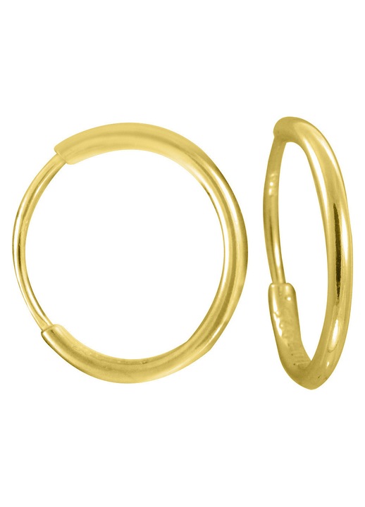 Cercei din argint 925 cu placare aurie, bijuterii dama, set