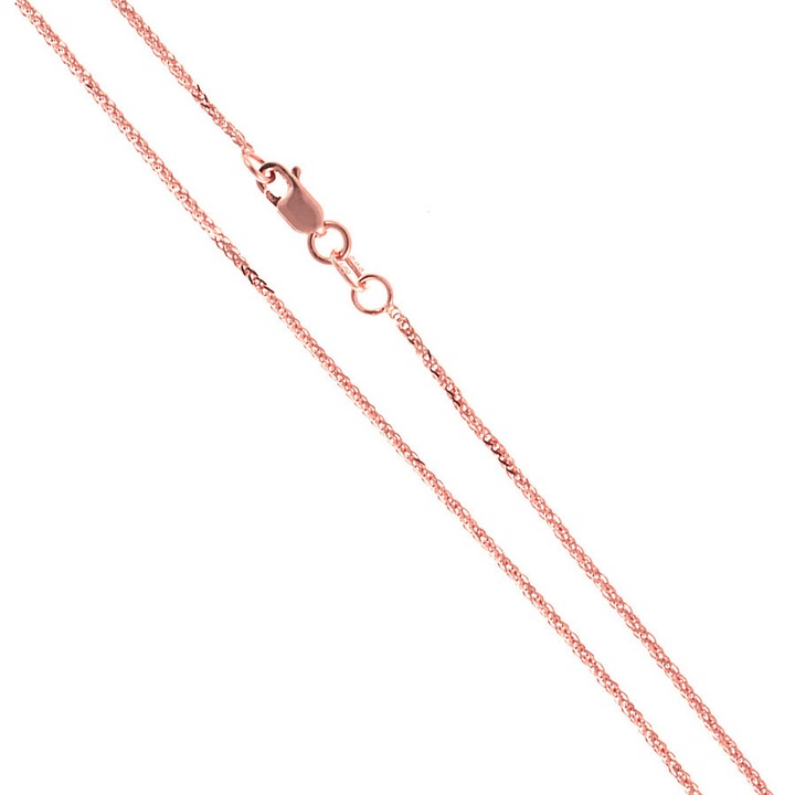 Lánc uniszex, 14 karátos rózsaarany, 45cm GO37063