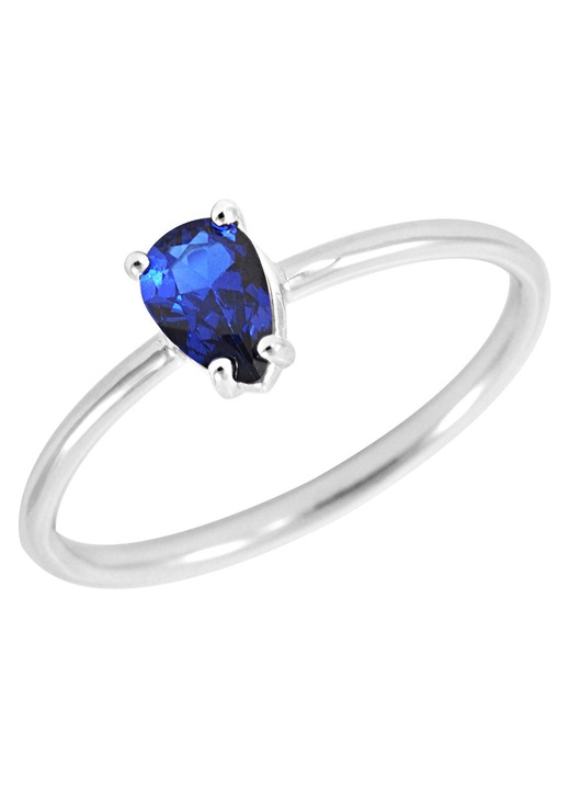 Inel de dama, 14 carate, cu piatra Zircon