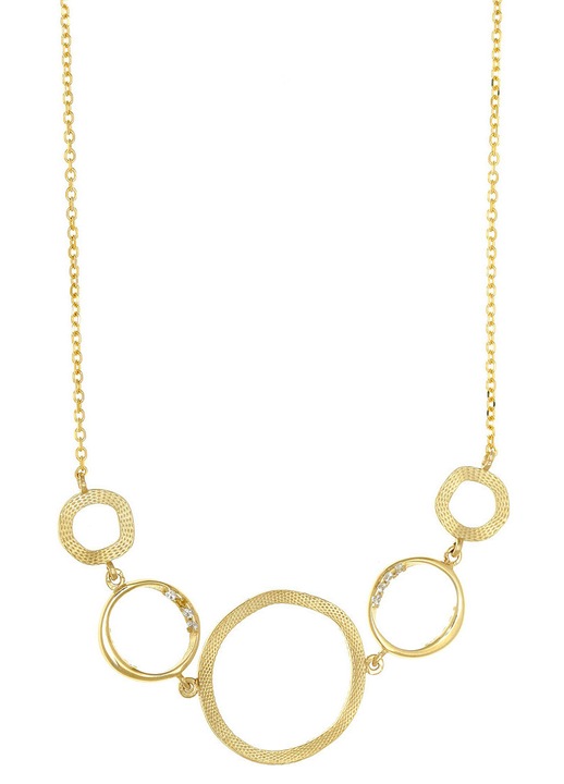 Colier din aur de 14k cu zircon