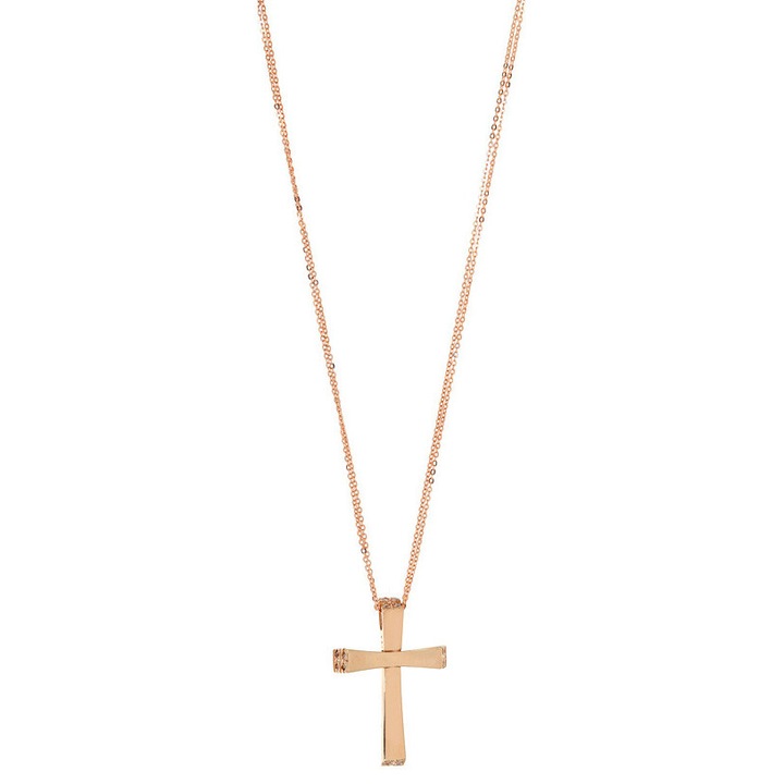 Colier Val'Oro, aur de 14k, cu Zircon