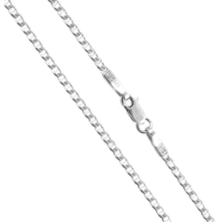 Lant unisex, din Aur Alb de 14 Karate 45cm 1.50mm GO11419