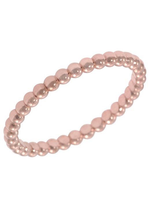 Inel din argint 925 placat cu aur roz, GO11902