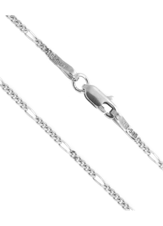 Lant din aur alb de 14 karate, 55cm, GO03146