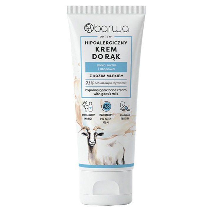 Barwa Cosmetics hipoallergén kecsketejes kézkrém 75 ml