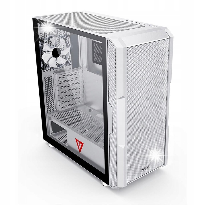 Carcasa Jonsbo TK-2 2.0 Midi Tower, Micro-ATX, 300x435x408mm, neagra, suporta 3 ventilatoare de 120mm