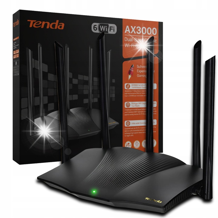 Router vezeték nélküli Tenda TX-12+ Pro+ AX3000 Gigabit Mesh