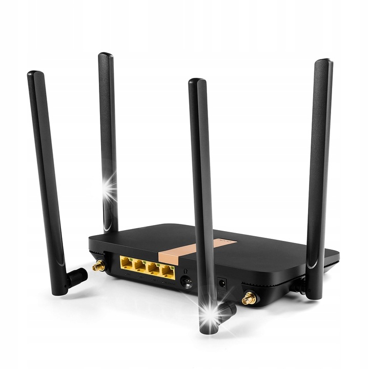 Cudy LT500D 4G LTE router, Wi-Fi 5 AC1200, 150 Mbps, 2 külső antenna, teljes készlet