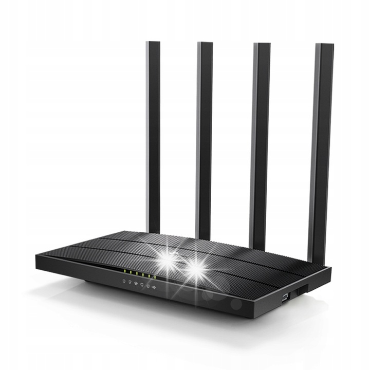 Router wireless Archer C6U, AC1200, 4xLAN, 1xWAN, 1xUSB, 215x117x32mm
