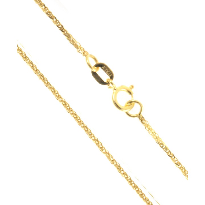 Lant unisex, din Aur 14 Karate 45cm 0.75mm GF34300