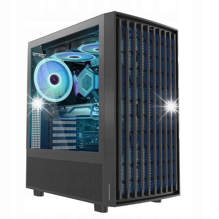 Carcasa computer, MSI, MPG Gungnir 111R, Neagra, Middle Tower, Fara PSU