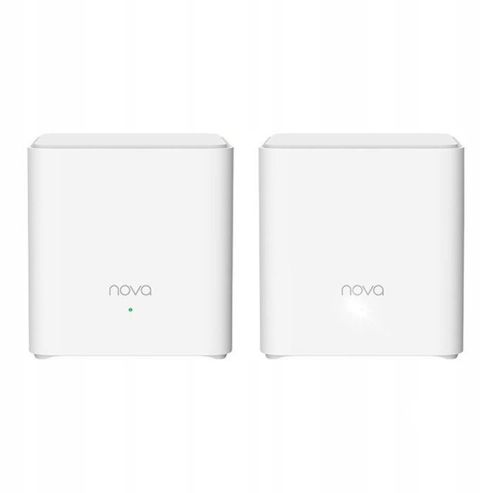 Tenda EX3 Mesh rendszer (2 db-os készlet), WiFi 6 AX1500, 3000 Mbps, 1xLAN, 1xWAN, 90x90x93mm