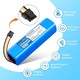 Porszívó akkumulátor, Bedee, 14.4V, 6700mAh, kompatibilis Xiaomi Mi S5/S6/S7/Q7, Xiaomi Roborock S50/S55, Dreame D9 /D10/L10/X20, Kék