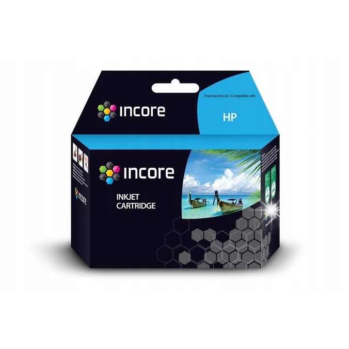 INCORE 304XL tintapatron, cián, magenta, sárga, 20ml, szett